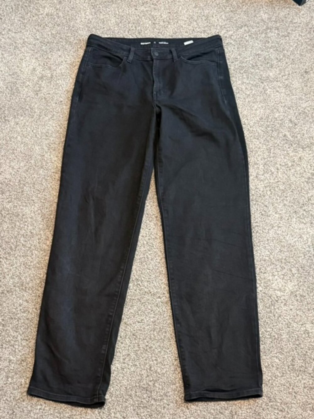 Old Navy High-Rise Wow Loose Jeans Black - Size 12 Tall